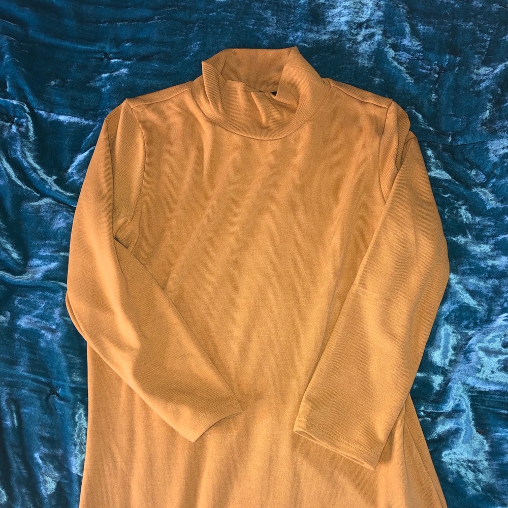 Yellow vintage turtleneck